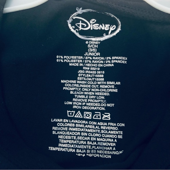 Disney Mickey Mouse Minnie sequins heart Gray Black Pullover juniors size 3/5 - Picture 2 of 16